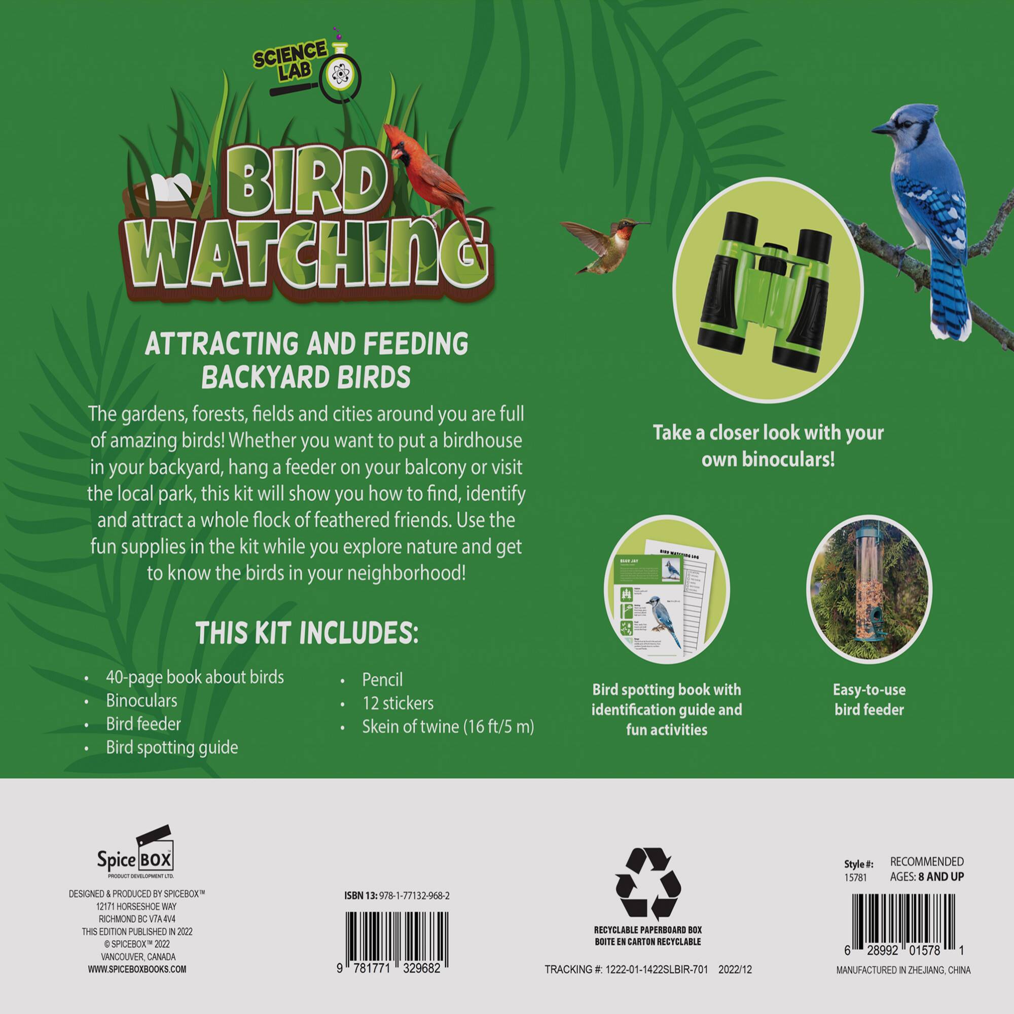 SpiceBox™ Science Lab Bird Watching Kit